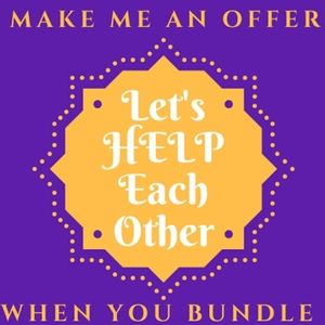 Let's help each other! Make me an offer.